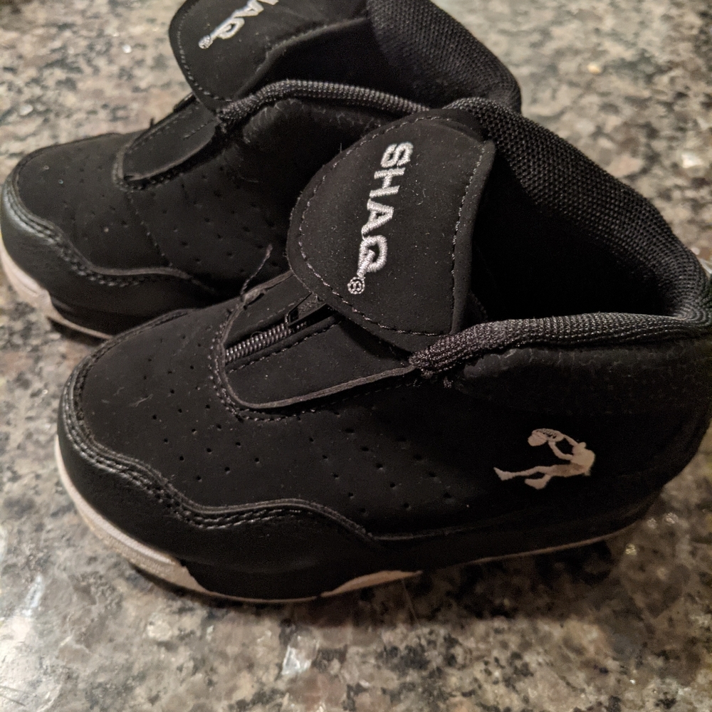 Shaq toddler zip front shoes size 8